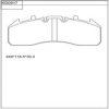 MERI 2252H2BA Brake Pad Set, disc brake